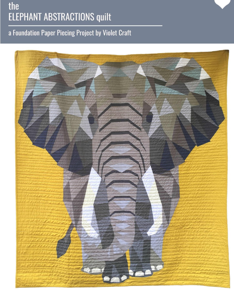 The Elephant Abstractions Quilt By Violet Craft