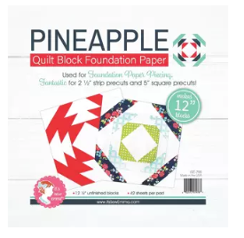 Pineapple Quick Block Foundation Paper 12” - ISE755