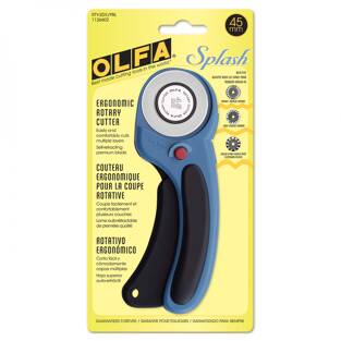 OLFA Splash 45mm Ergonomic Rotary Cutter - NAVY