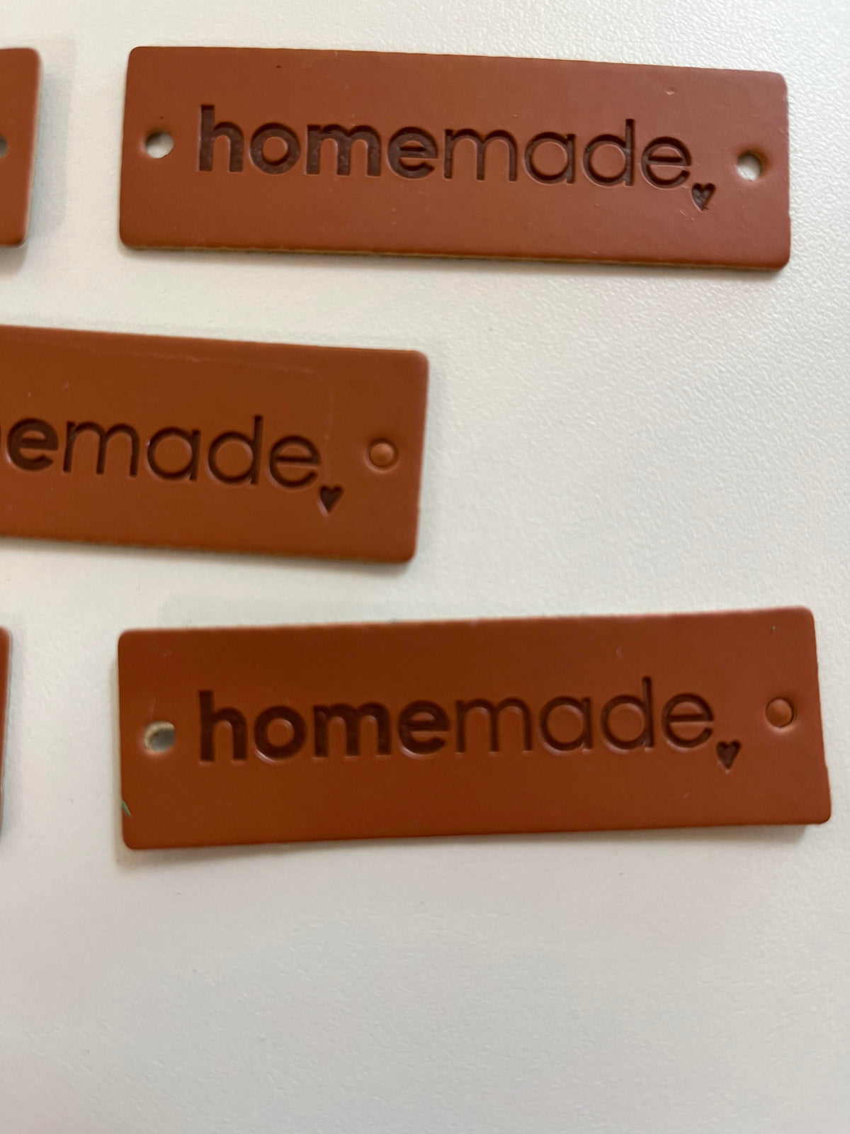 HomeMade Leather Tags - 5 Pack